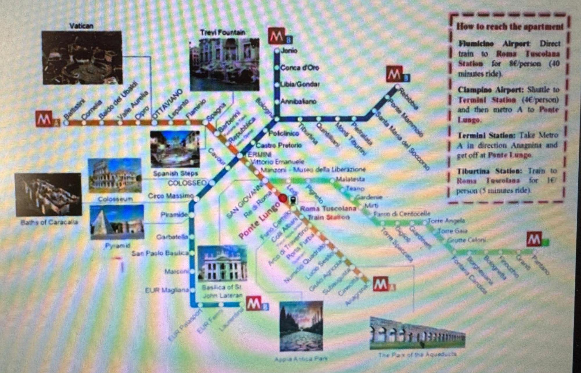 Apartment Close To The Coloseum, 2 Minutes Walk From Metro A Exterior foto